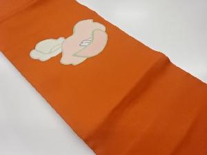 塩瀬抽象花模様名古屋帯